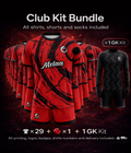 Mens Club Kit Bundle - 30 Full Kits + free kit bag + 2 managers track tops