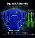 Mens Squad Kit Bundle - 20 Full Kits + free kit bag + 2 managers track tops