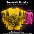 Girls Team Kit Bundle - 16 Full kits + free kit bag + 2 managers track tops