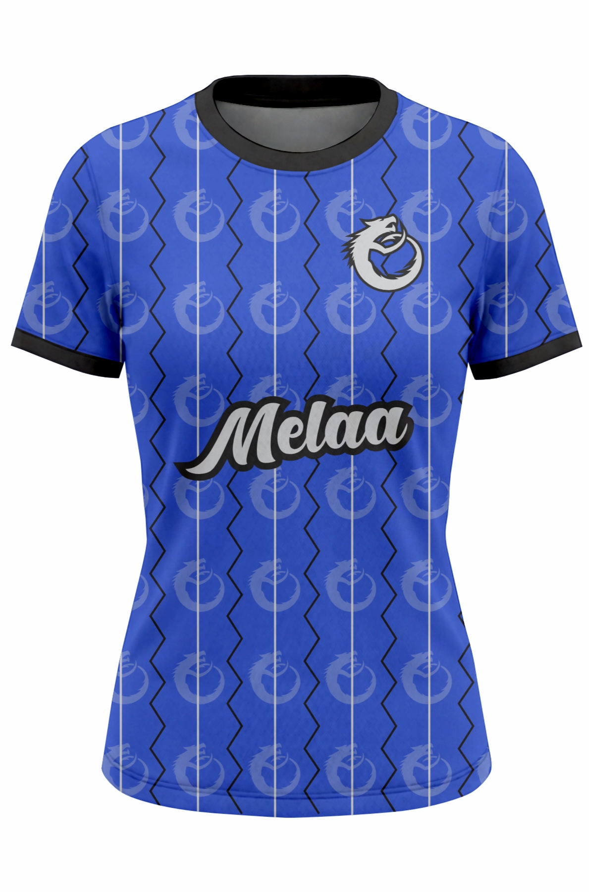 Football Shirt. Design: Stripe (Womens / Girls cut)