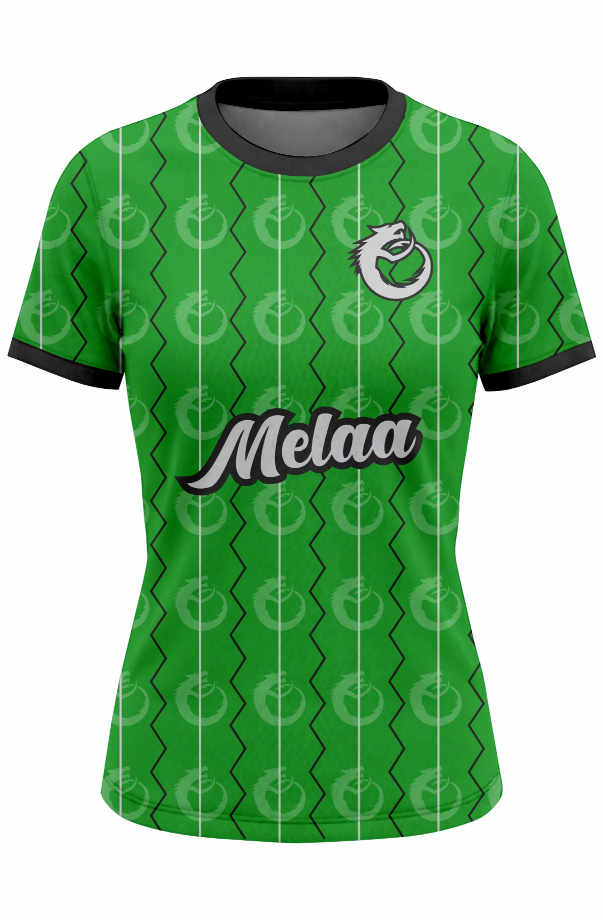Football Shirt. Design: Stripe (Womens / Girls cut)