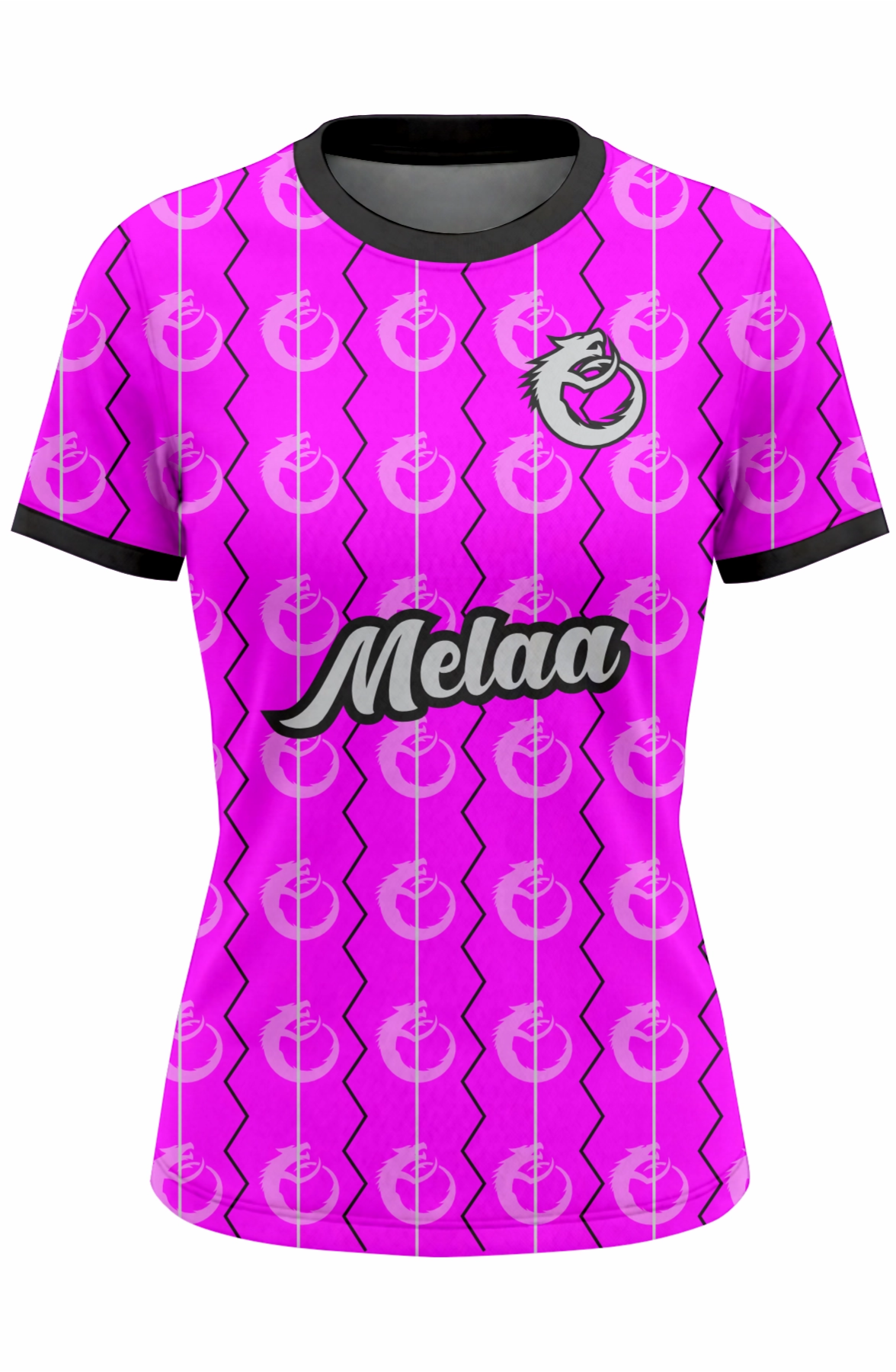 Football Shirt. Design: Stripe (Womens / Girls cut)