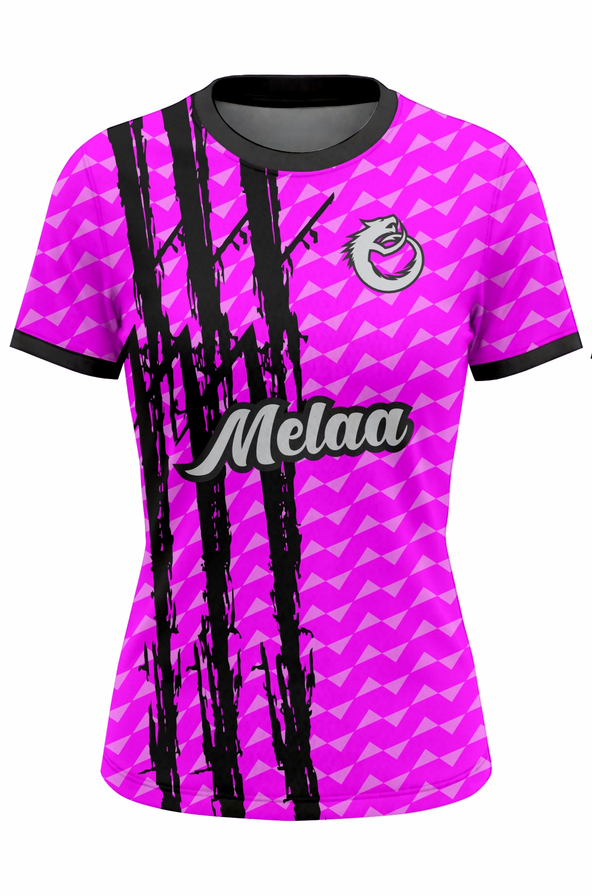 Football Shirt. Design: Stripe (Womens / Girls cut)