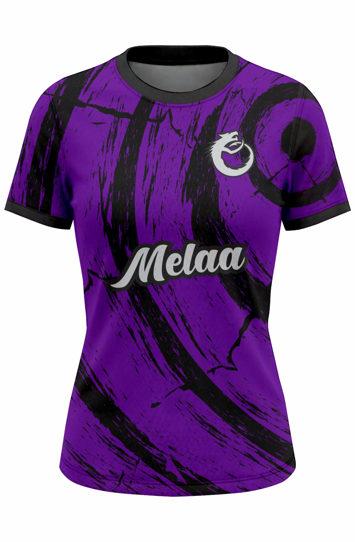 Football Shirt. Design: Stripe (Womens / Girls cut)