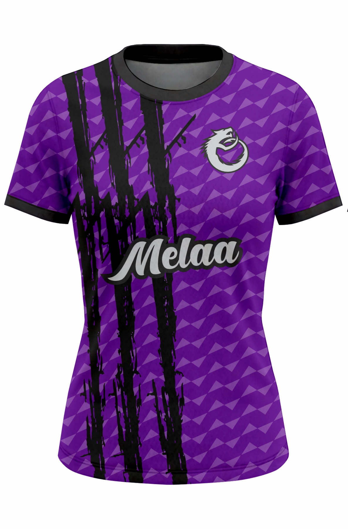Football Shirt. Design: Stripe (Womens / Girls cut)