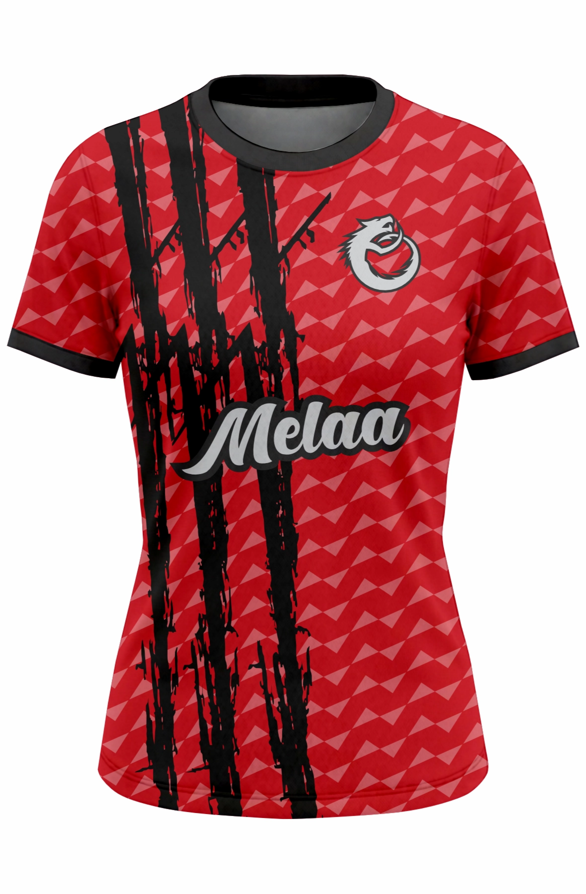 Football Shirt. Design: Stripe (Womens / Girls cut)