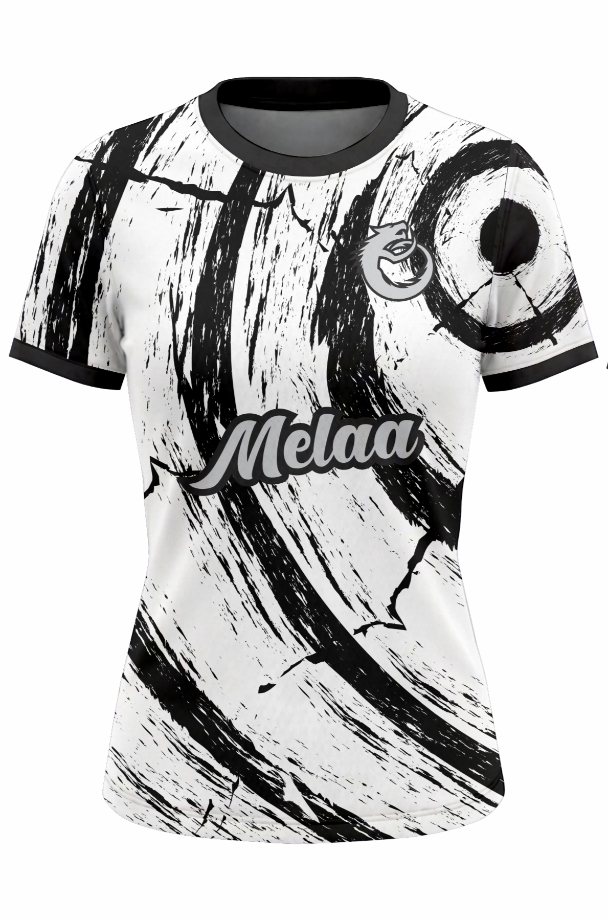 Football Shirt. Design: Stripe (Womens / Girls cut)