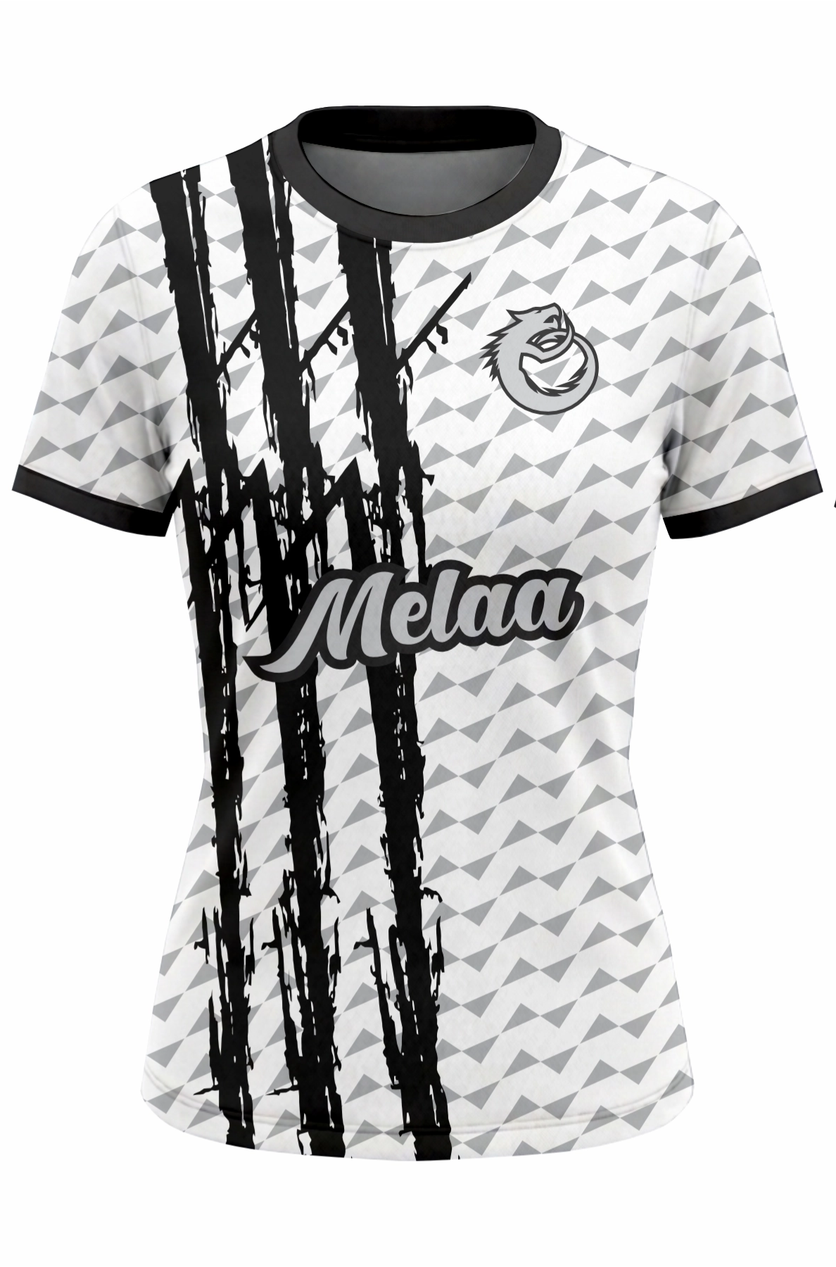Football Shirt. Design: Stripe (Womens / Girls cut)