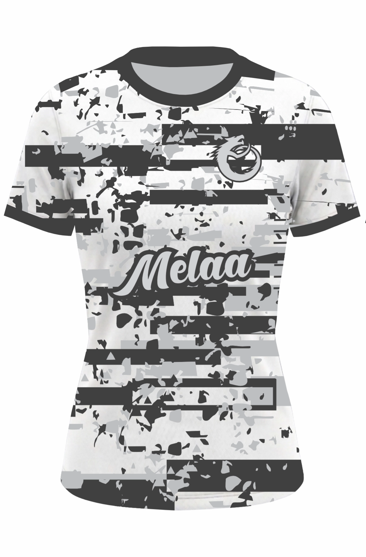 Football Shirt. Design: Stripe (Womens / Girls cut)