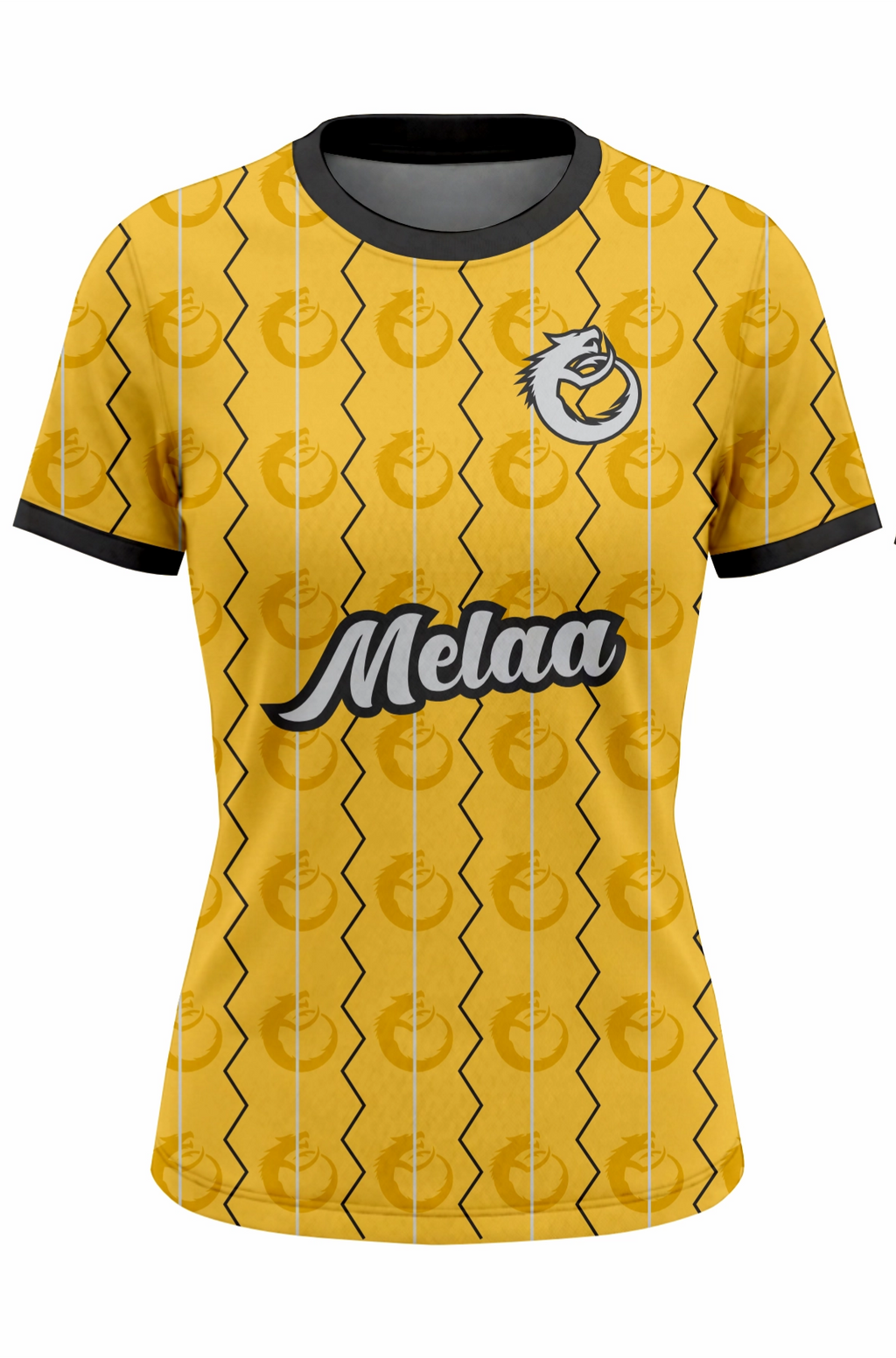 Football Shirt. Design: Retro (Womens / Girls cut)