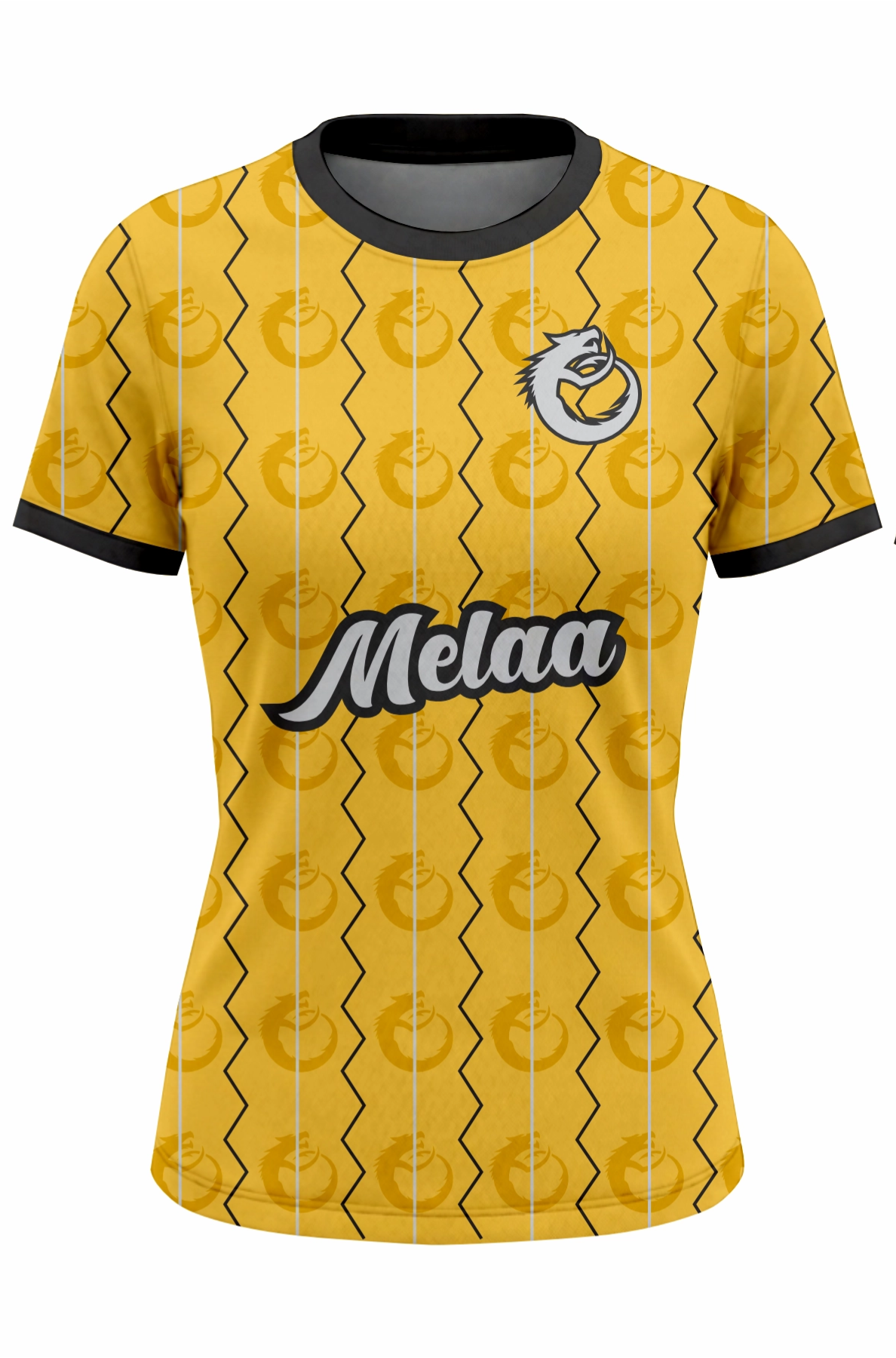 Football Shirt. Design: Stripe (Womens / Girls cut)